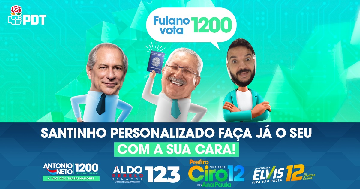 Antonio Neto lança santinho virtual personalizado para apoiadores; faça o seu